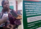 Benue Applauds ECOWAS for Economic Empowerment of IDPs